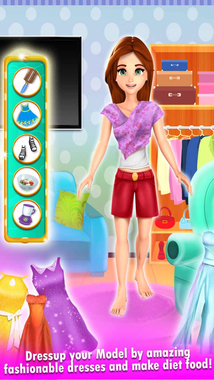 green emerald velvet dress Top Model Dress Up - Fashion Salon Games main image 0