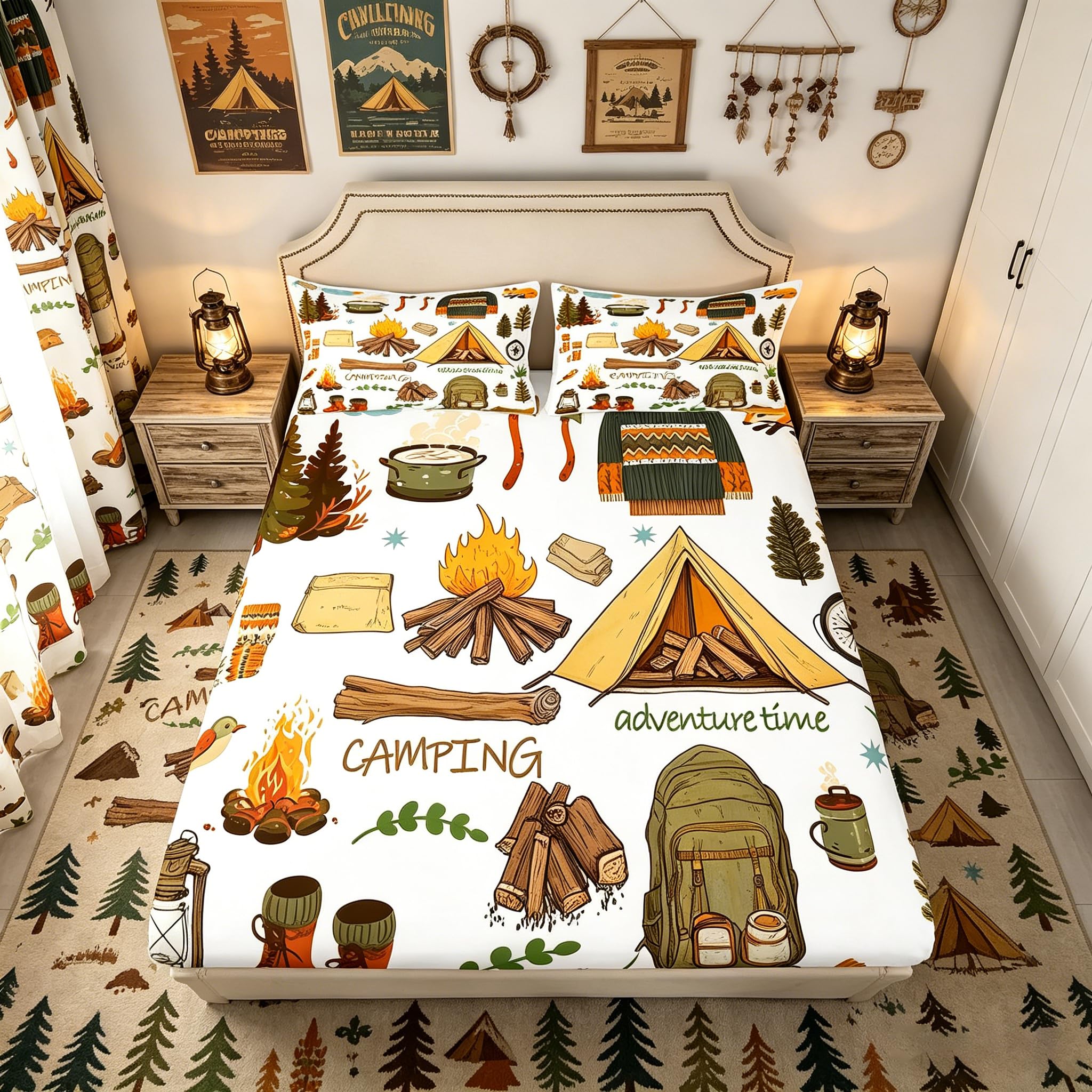 Housse de lit aventure en plein air pour transformer la chambre d'enfant