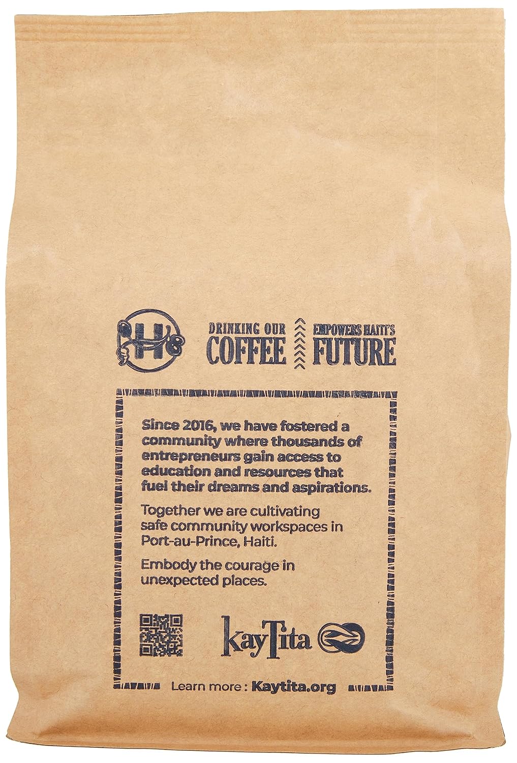 Haiti Coffee Co. Medium Roast Organic Whole Bean, Flavor Notes of Berries, Orange, Dark Chocolate (Cafe Dondon, 12 Ounce)