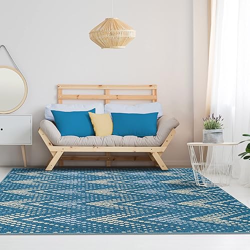 Superior Arete Collection Alfombra de área de 0.236in de altura de pelo con respaldo de yute, alfombras asequibles y contemporáneas, diseño de