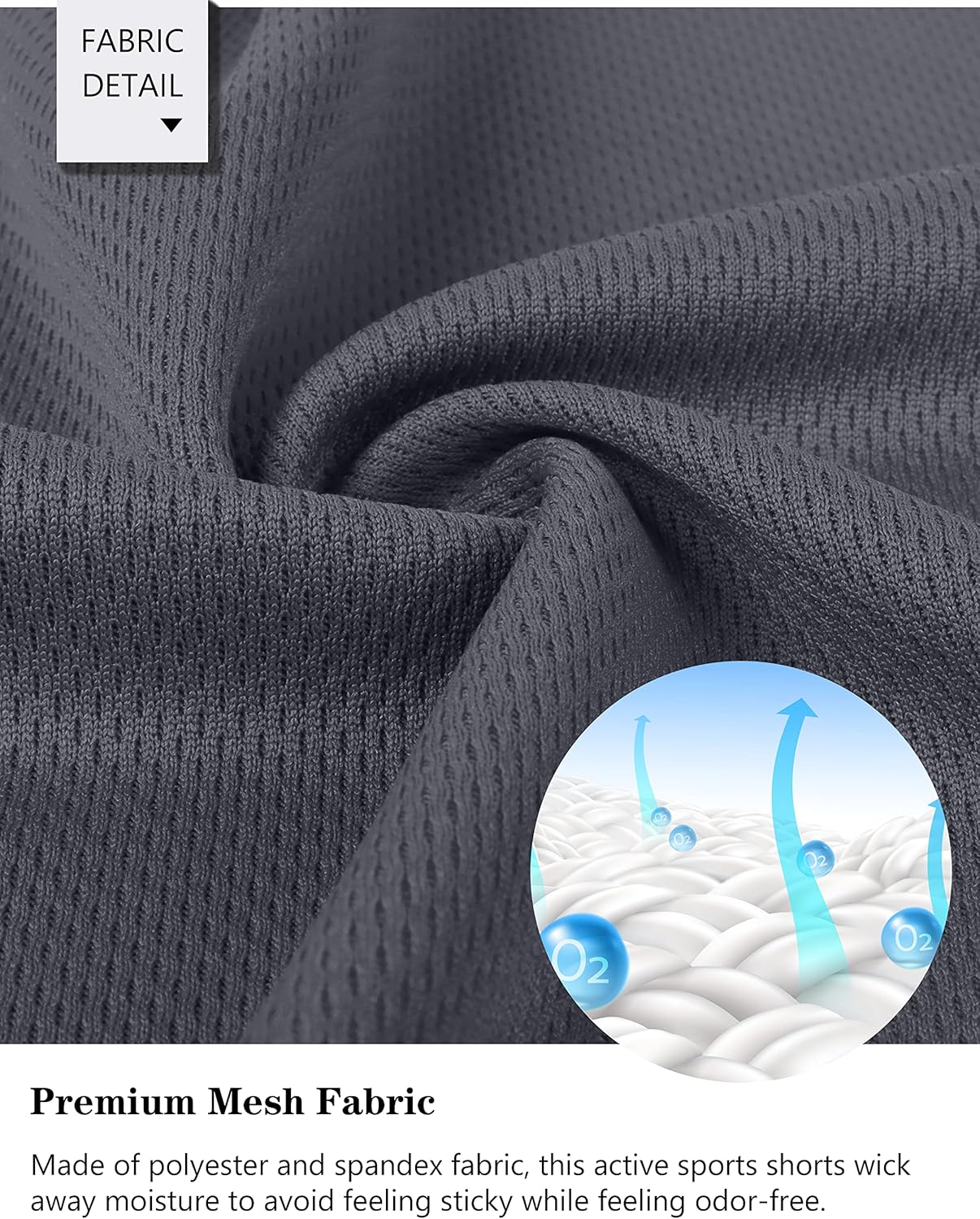 G Gradual Men's Basketball Shorts with Zipper Pockets Lightweight Quick Dry 11" Long Shorts for Men Athletic Gym - Image 5