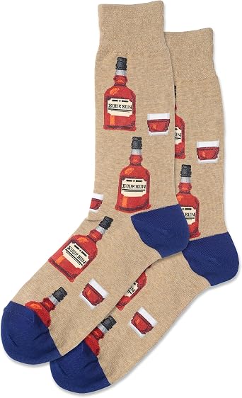 Hot Sox Mens Food and Booze Novelty Casual Crew