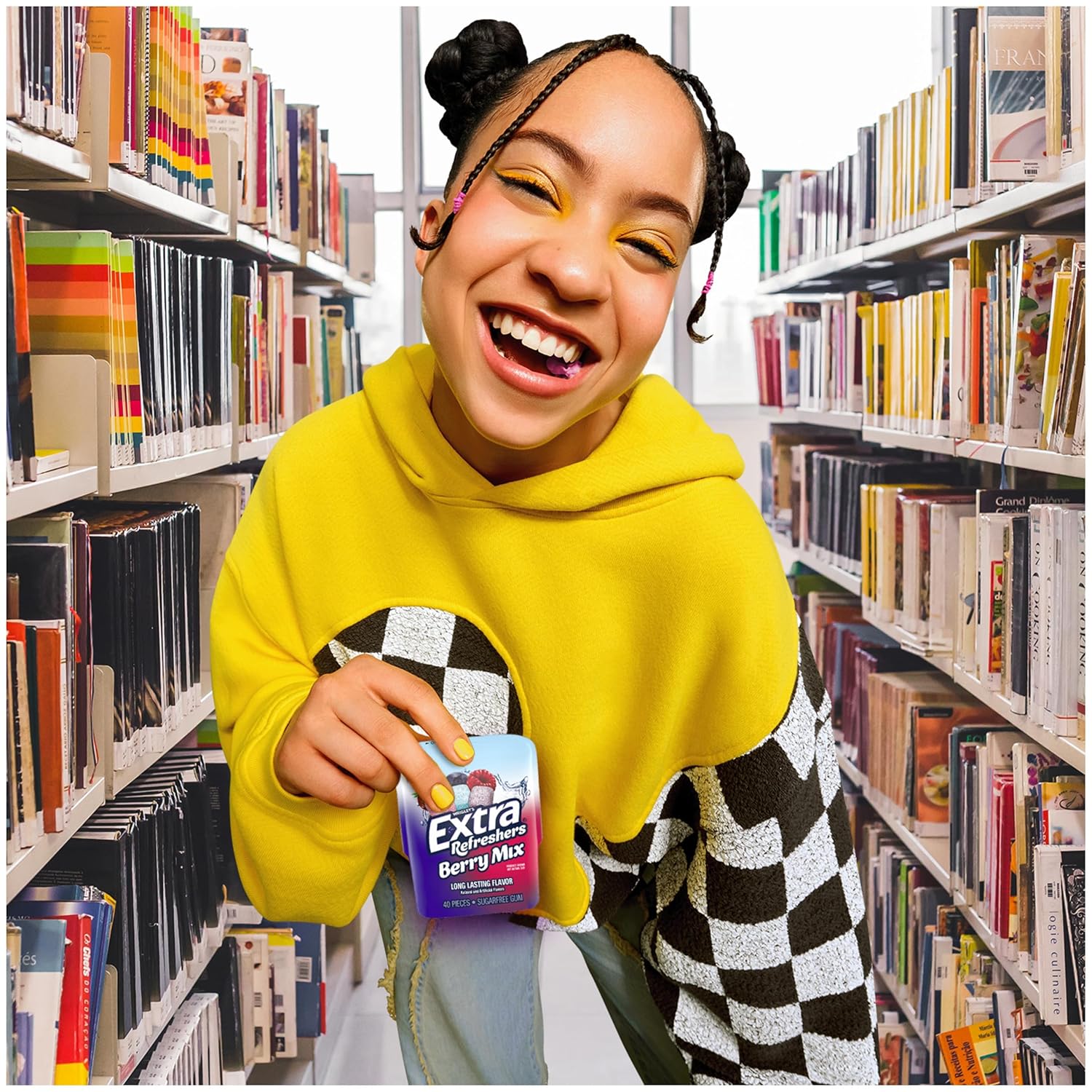 EXTRA Gum Sugar-Free Chewing Gum, Berry Mix - 3.21-Ounce 40-Piece Bottle (Pack of 6)