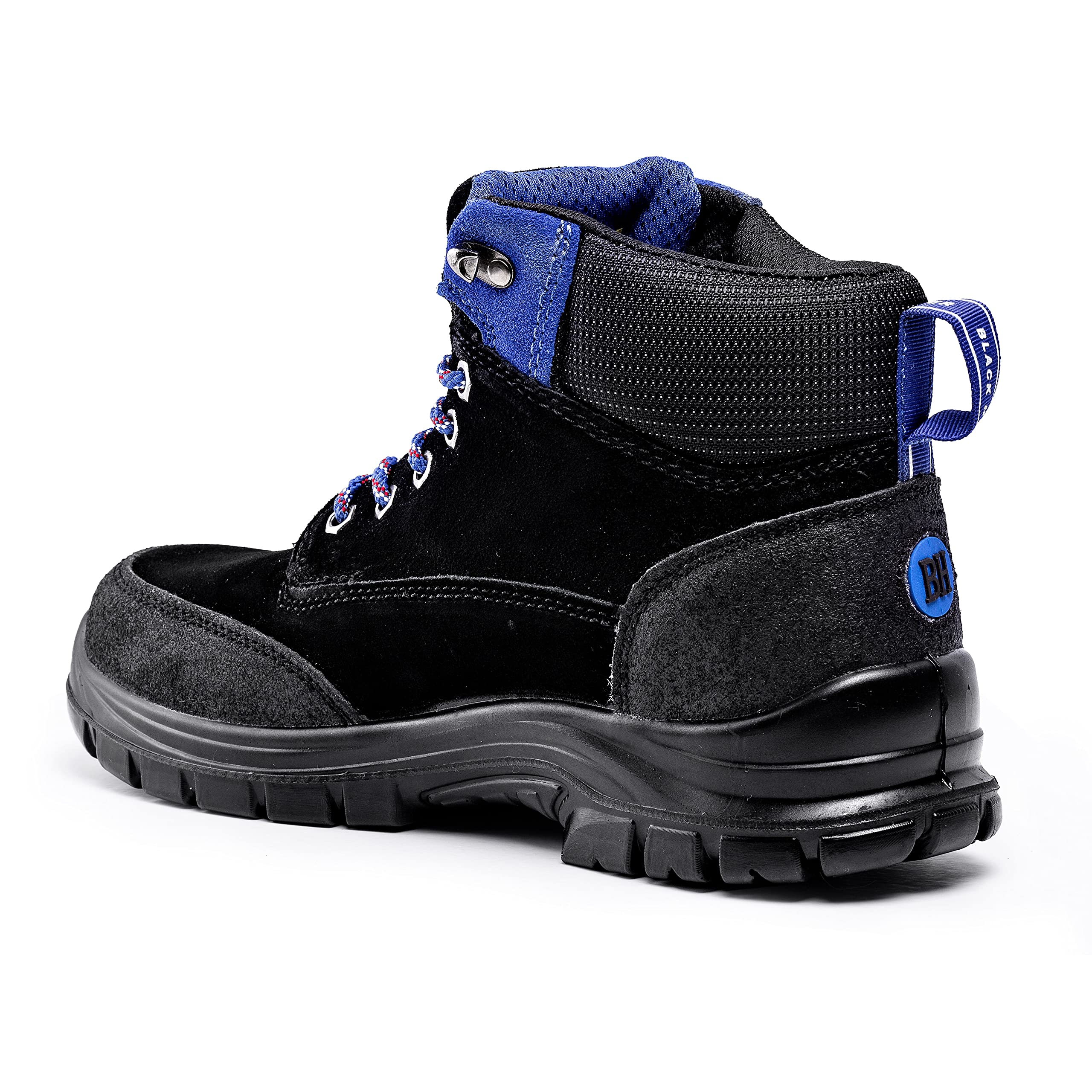 BLACK HAMMER Botas de Seguridad para Hombre con Puntera de Acero S3 SRC Calzado de Trabajo con Tobillo de Ante 7701