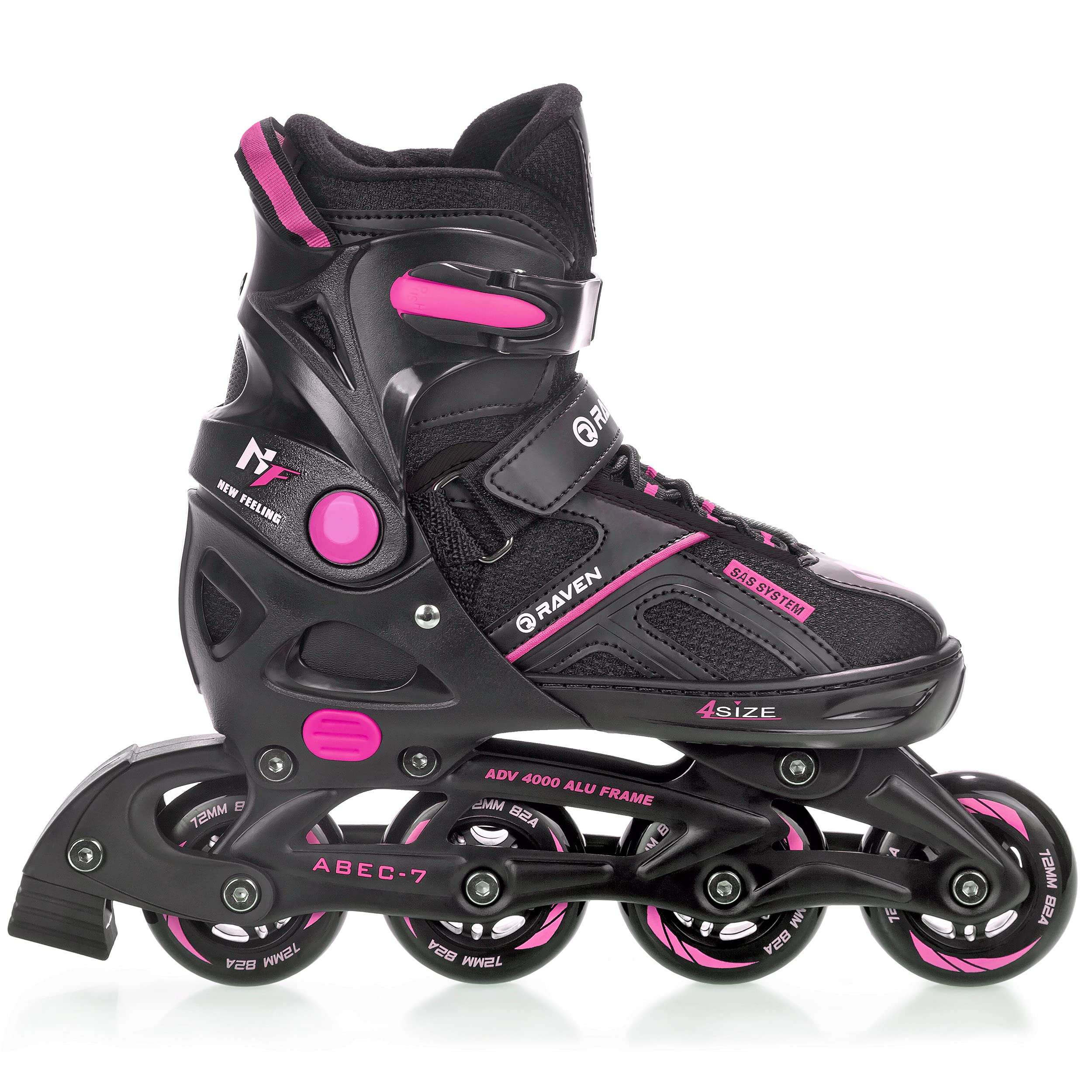 Raven – Patines para niñas, niños, Adultos y niños – Patines con Ruedas – Opción 2 en 1 con Patines de Hielo – Ajustables – Pulse — view 14