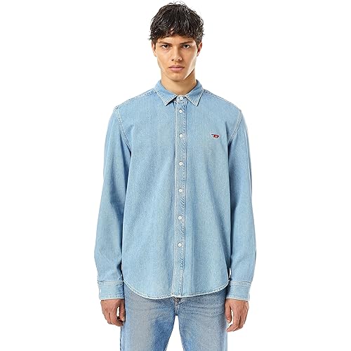Diesel D-SIMPLY BASIC SHIRT Denim Shirts
