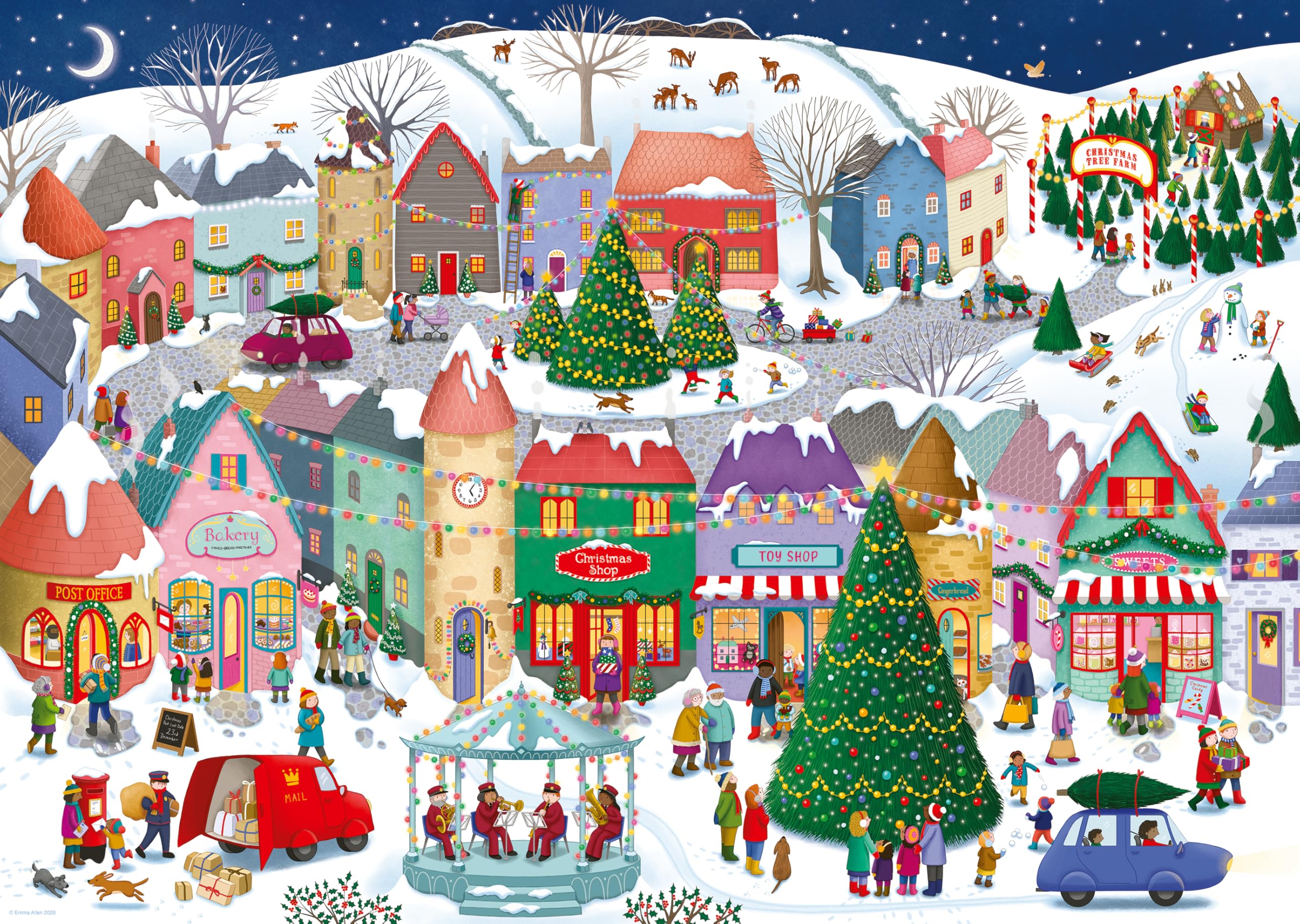 Ravensburger, Christmas Town Jigsaw
