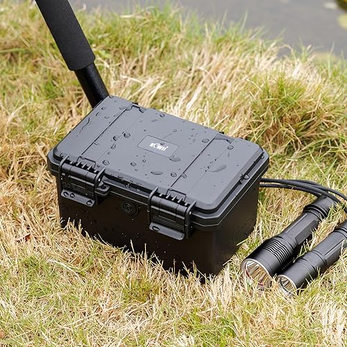 Vista 62 de KIWIFOTOS 14 Slots 18650 Battery Organizer Case Protective Hard Storage Case Shockproof 18650 18350 Battery Holder Box Batteries Container Caja