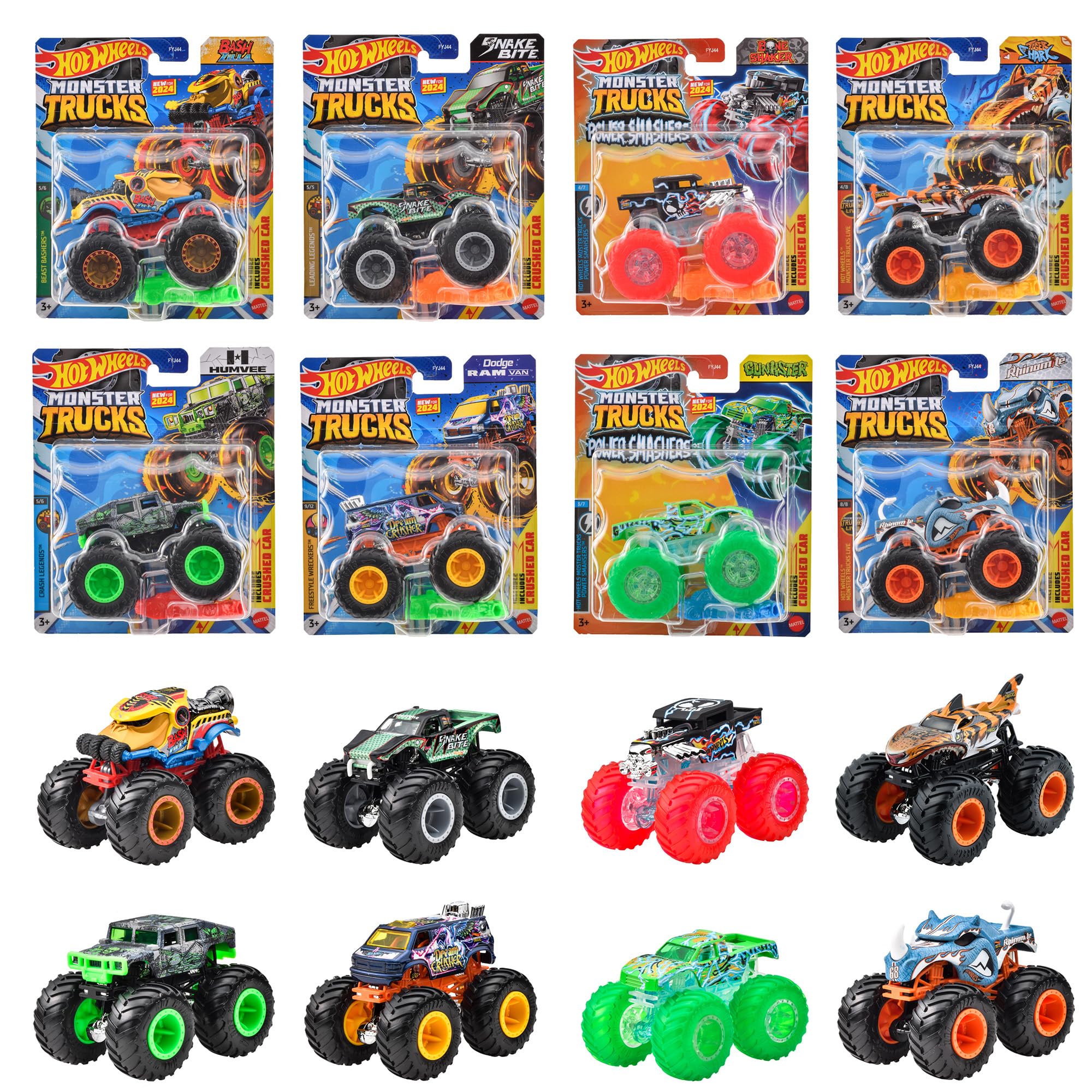 Amazon | ホットウィール(Hot Wheels) モンスタートラック 1:64 