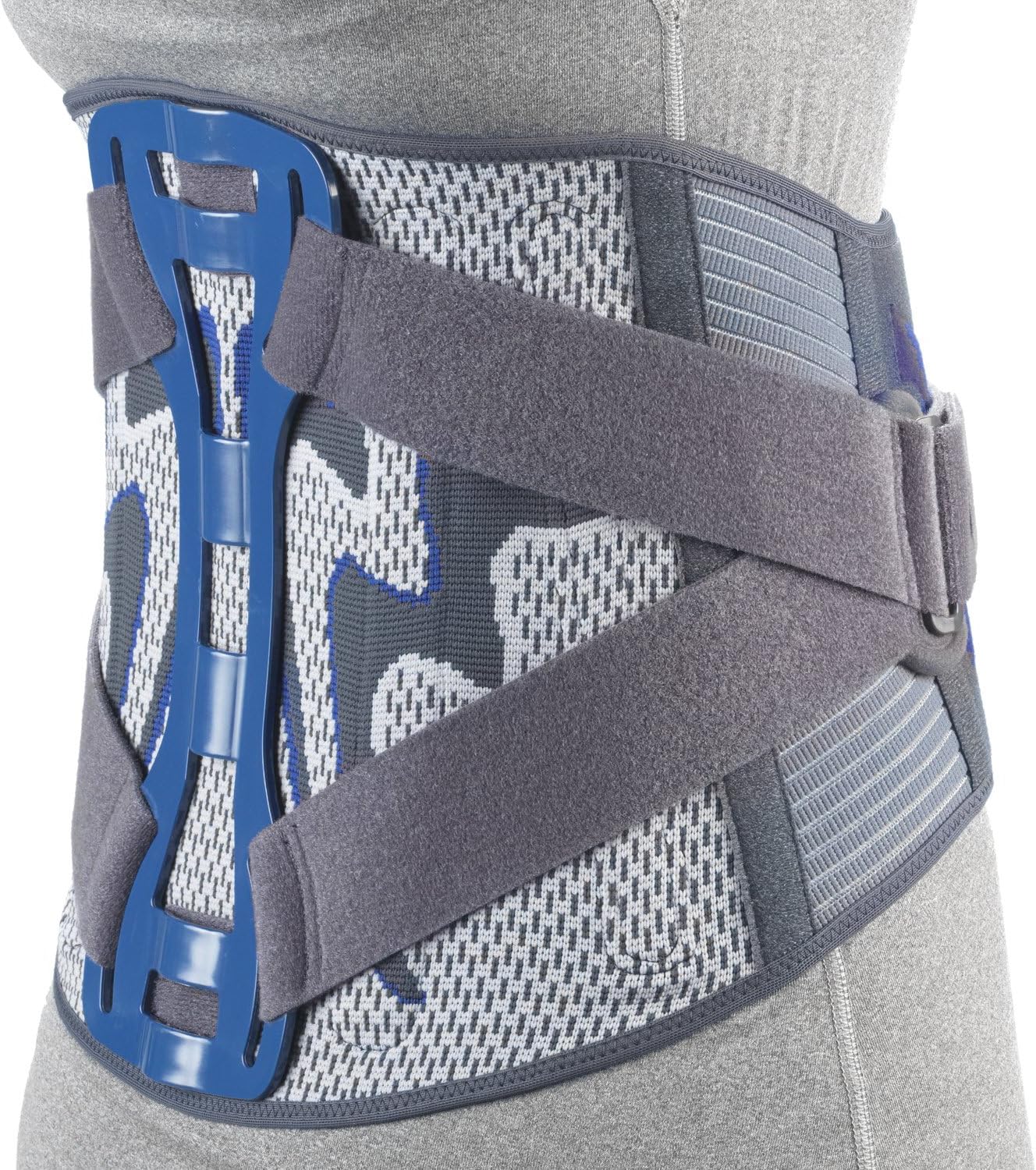 OTC Lumbosacral Back Splint, Theratex Spinal Maximum Support, Gray (Rigid Splint), X-Large