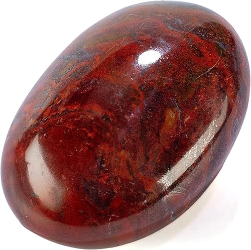 Miniatura 11 de KALIFANO Palm Stone with Healing & Calming Effects - AAA+ Grade High Energy Worry Stone with Information Card - Reiki Crystal Used for Courage