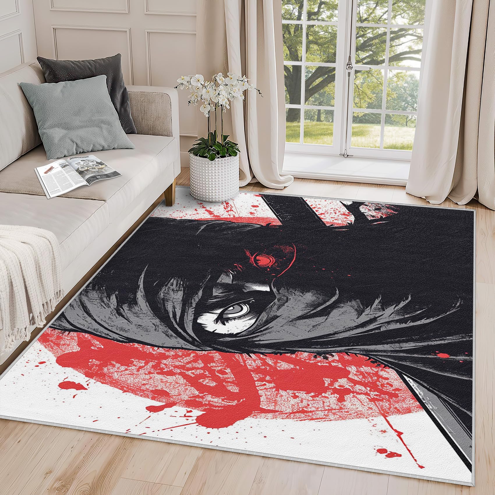 Amazon.com: Yoozitrees Japanese Rug 8x10 - Ninja Rug, 4x5 Rug