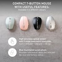 Cherry Gentix BT Bluetooth egér, multi-device, 1000/2000 DPI - fekete 6