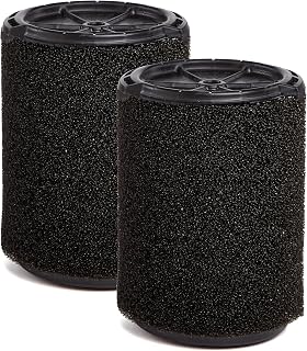 WORKSHOP Wet/Dry Vacs WS24200F2 Genuine 5-16 Gal. Wet Debris Vacuum Filters | Wet Application Qwik Lock Cartridge Filter for WORKSHOP 5-Gallon to 16-Gallon Wet Dry Shop Vacuum Cleaners (2-Pack)