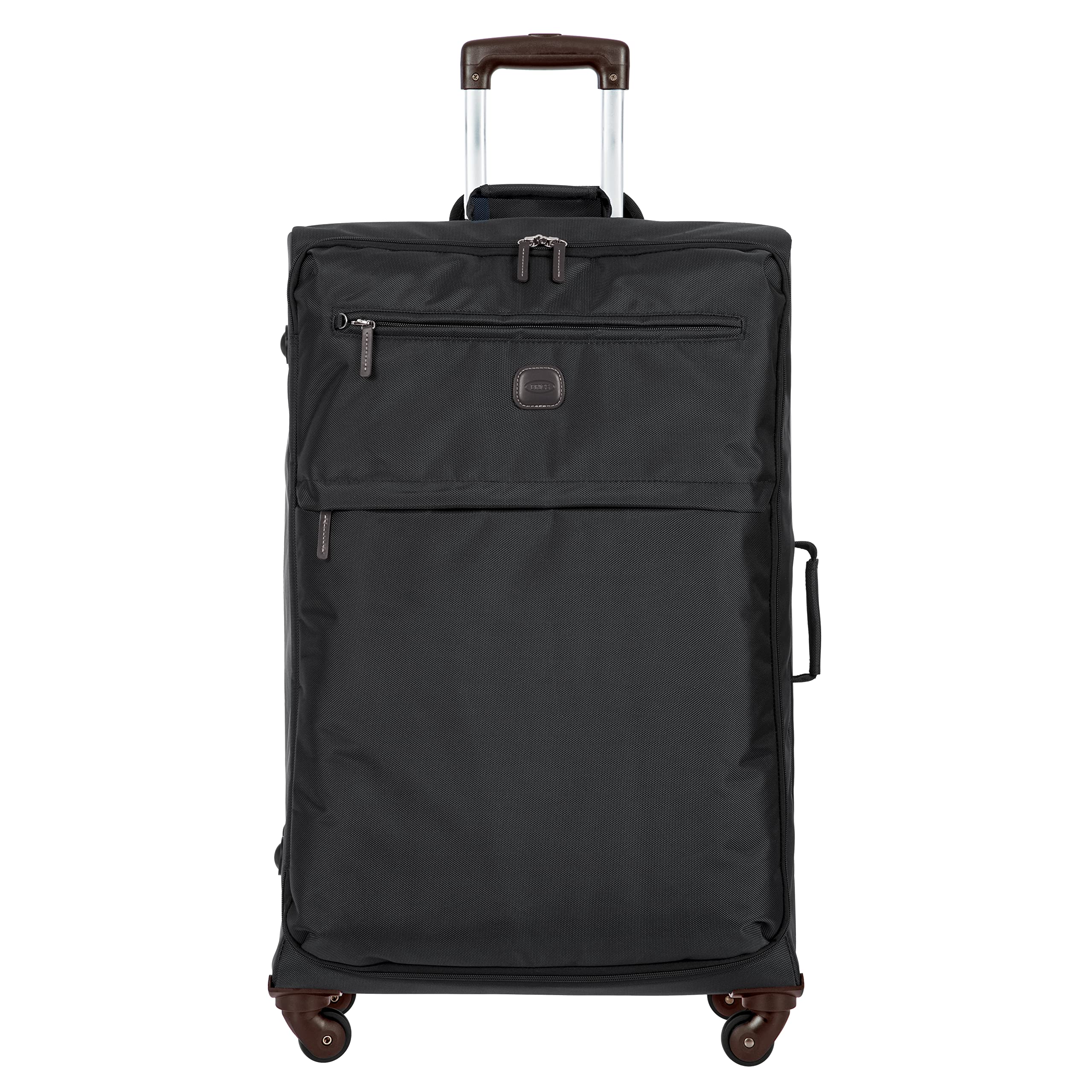 Bric's30" Checked Luggage - Spinner-Style Suitcase for Women and Men - Sienna Collection - Black