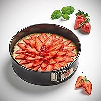 Vista 7 de Tala Performance, Molde redondo Springform de 7.9 in, acero al carbono de calibre profesional con revestimiento antiadherente Whitford Eclipse, base