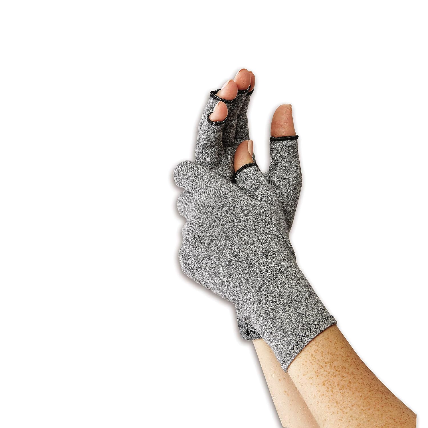 Curad Performance Series 50+ Arthritis Reilef Glove, Aids in Arthritis, Carpal Tunnel & Tendonitis, Breathable, Soft, Mild Compression, 1 Pair, Small