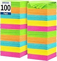 Vista 18 de FIXSMITH Paño de Limpieza de Microfibra - Paquete de 48, Toallas de Limpieza Multifuncionales, Tamaño: 12 x 16 pulgadas, Trapos de Limpieza