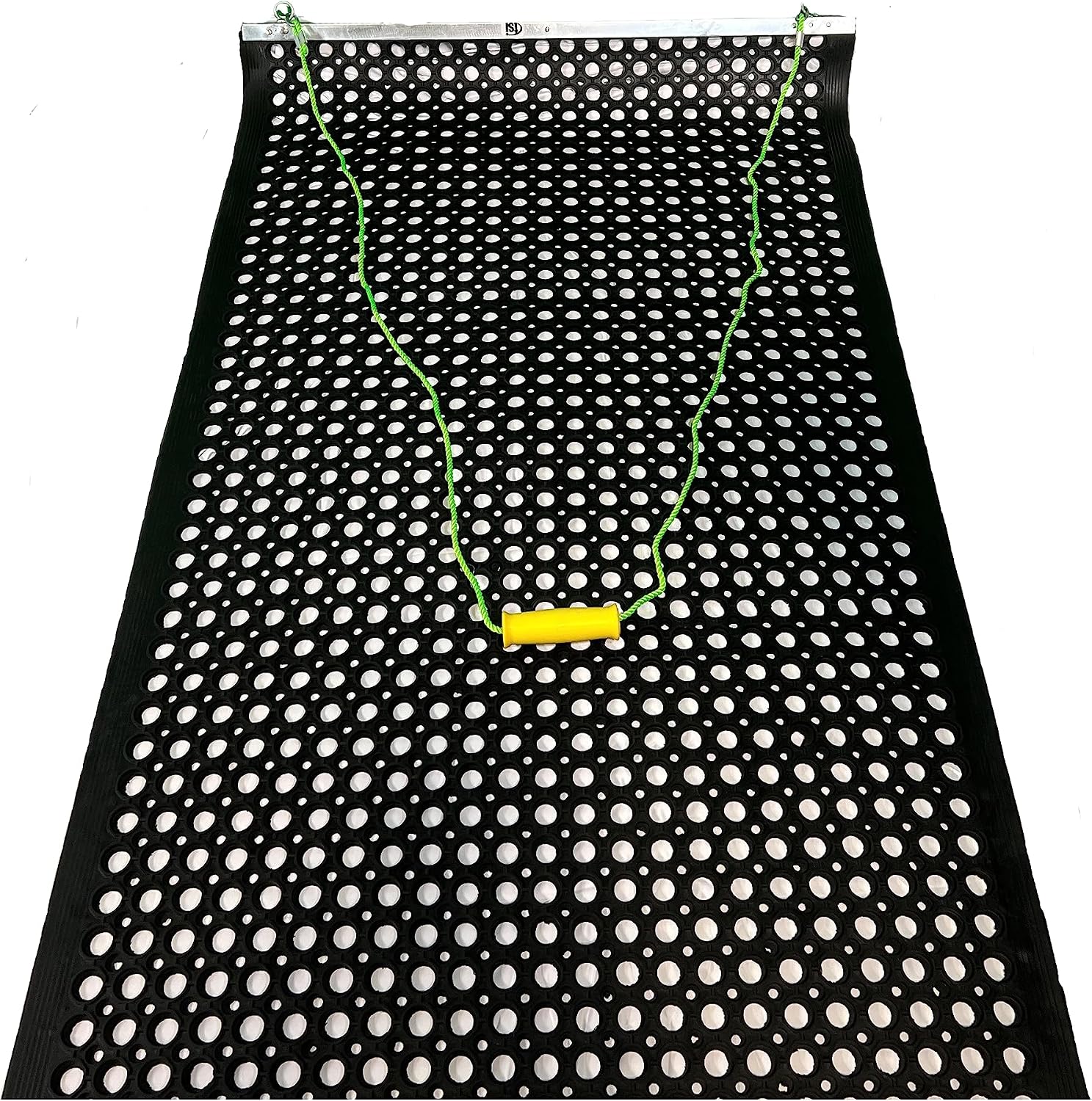 Trigon Sports Finisher Mat, Yard Drag Mat for ATV/UTV or Manual Pulling, Finishing Net Rubber Mesh Heavy Duty Mat for Surface Leveling