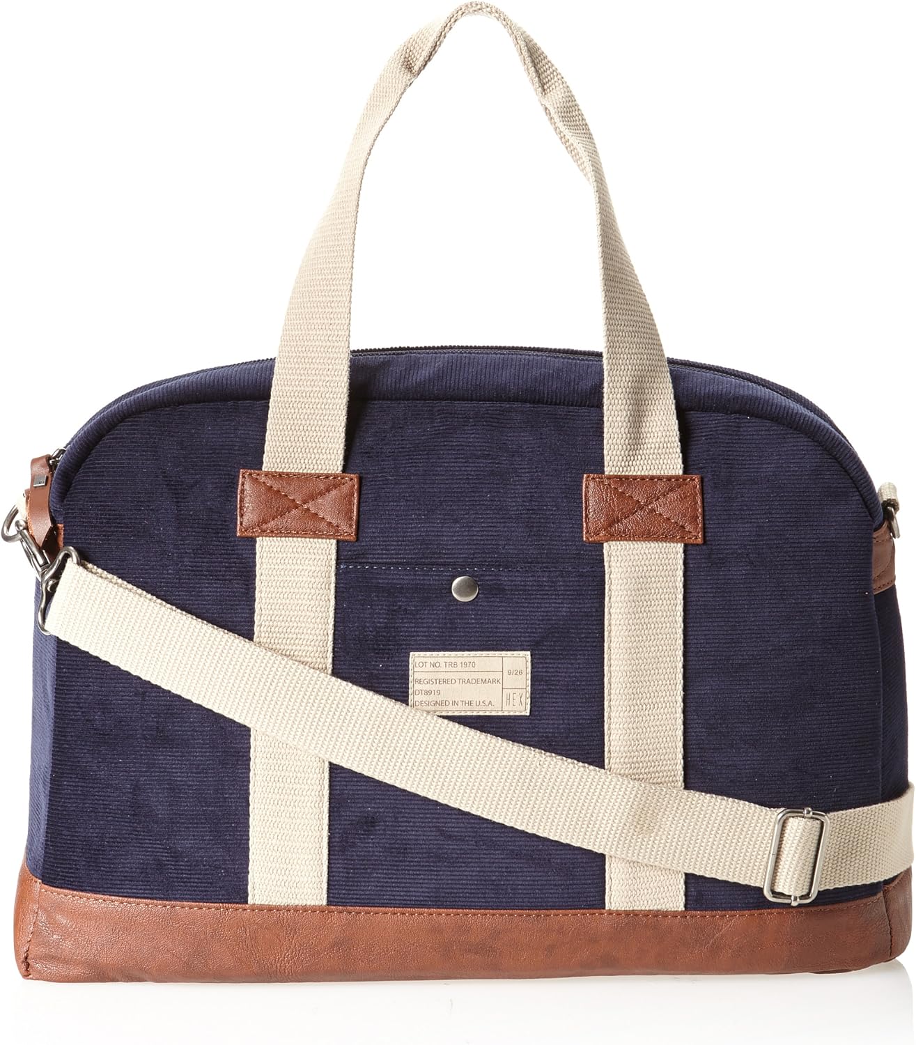 Hex Laptop Duffel Navy Corduroy