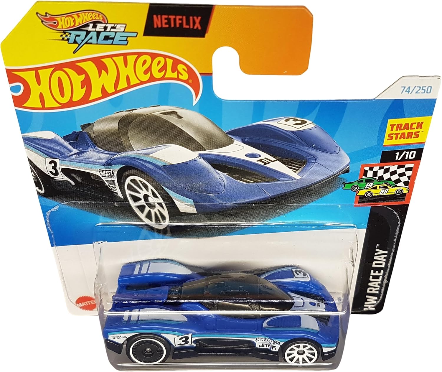 Hot Wheels - Group C Fantasy - HW Race Day 1/10 - HTC74 - Short Card - Track Stars - Netflix Let's Race - Mattel 2024 - 1:64
