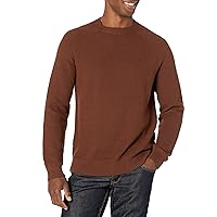 Amazon Essentials Maglione girocollo in cotone testurizzato vestibilità oversize Uomo