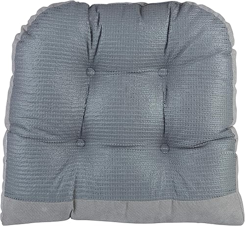 Miniatura 4 de Klear Vu Gripper Overstuffed - Cojines universales antideslizantes para silla de comedor para decoración de cocina o uso de oficina, almohadilla de