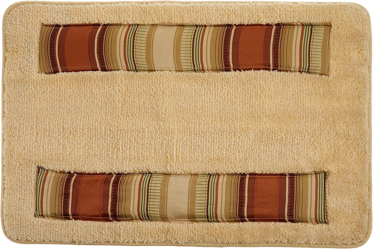 Popular Bath Contempo Modern Bathroom Rug Classic Luxury Bath Rug Contemporary Decor Beautiful Shower Mat Unique Design Stylish Washable Bathroom Rug Striped Bath Rug Bath Shower Tub Décor