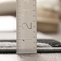 Vista 9 de Well Woven Dulcet Bingo - Alfombra geométrica moderna gris de 2 pies 7 pulgadas x 3 pies 11 pulgadas