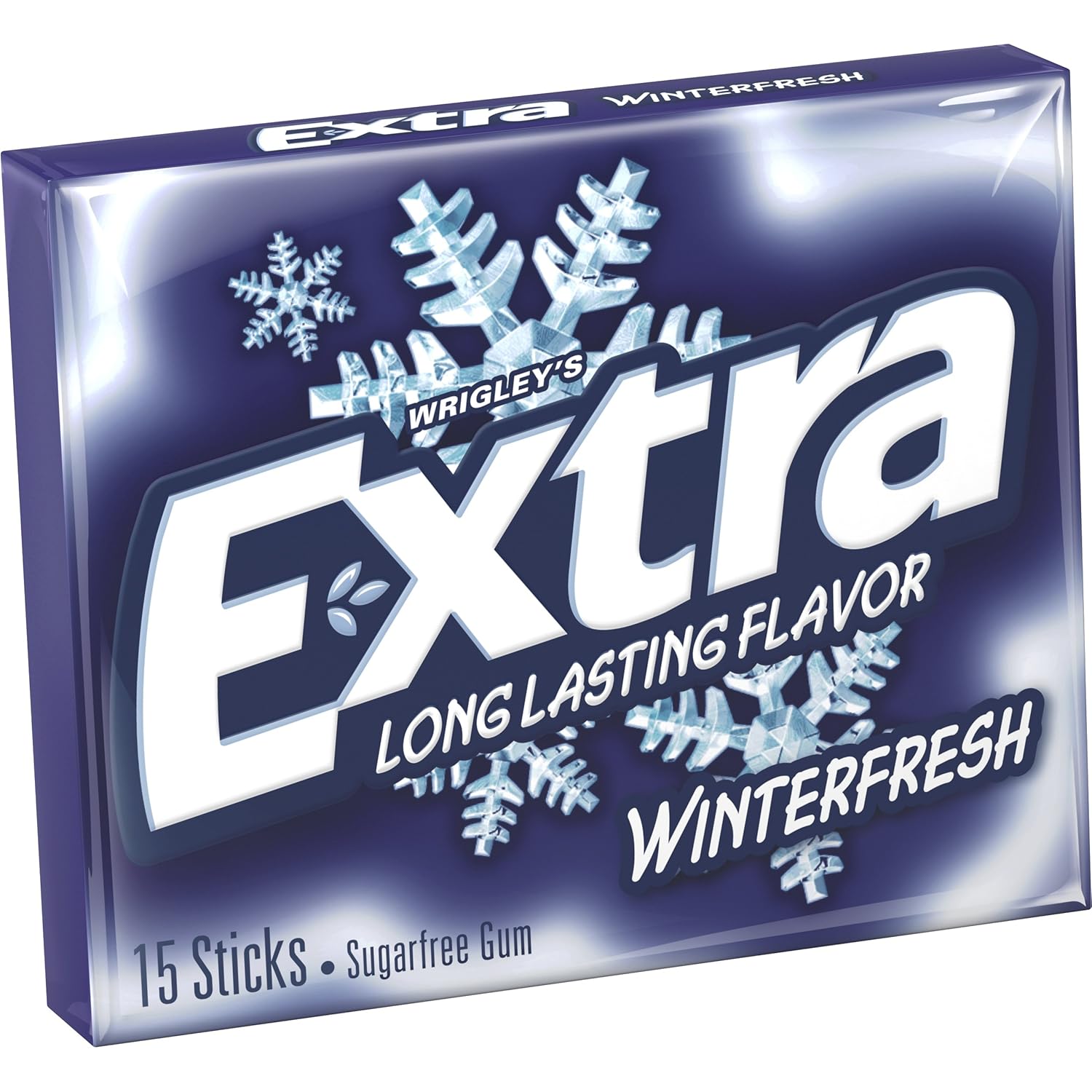 Extra Gum Winterfresh Sugarfree, Bulk, Individually Wrapped, Perfect for Fresh Breath at School, Work, and Travel 15 Count, Pack of 20