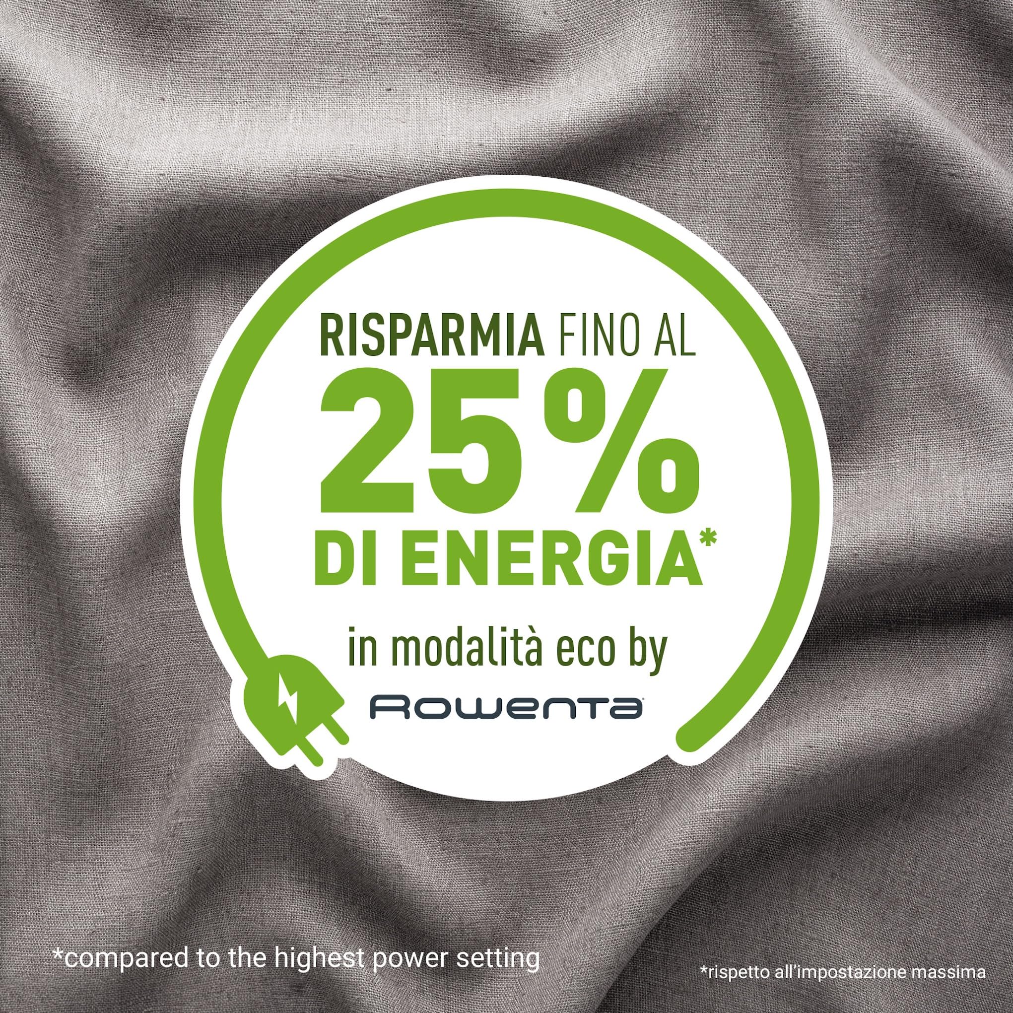 Rowenta Turbosteam Generatore di Vapore Compatto e Potente con Piastra MicroSteam400 e Serbatoio XL da 1,7L, Con Modalità Eco e Stiratura Verticale, VR8326