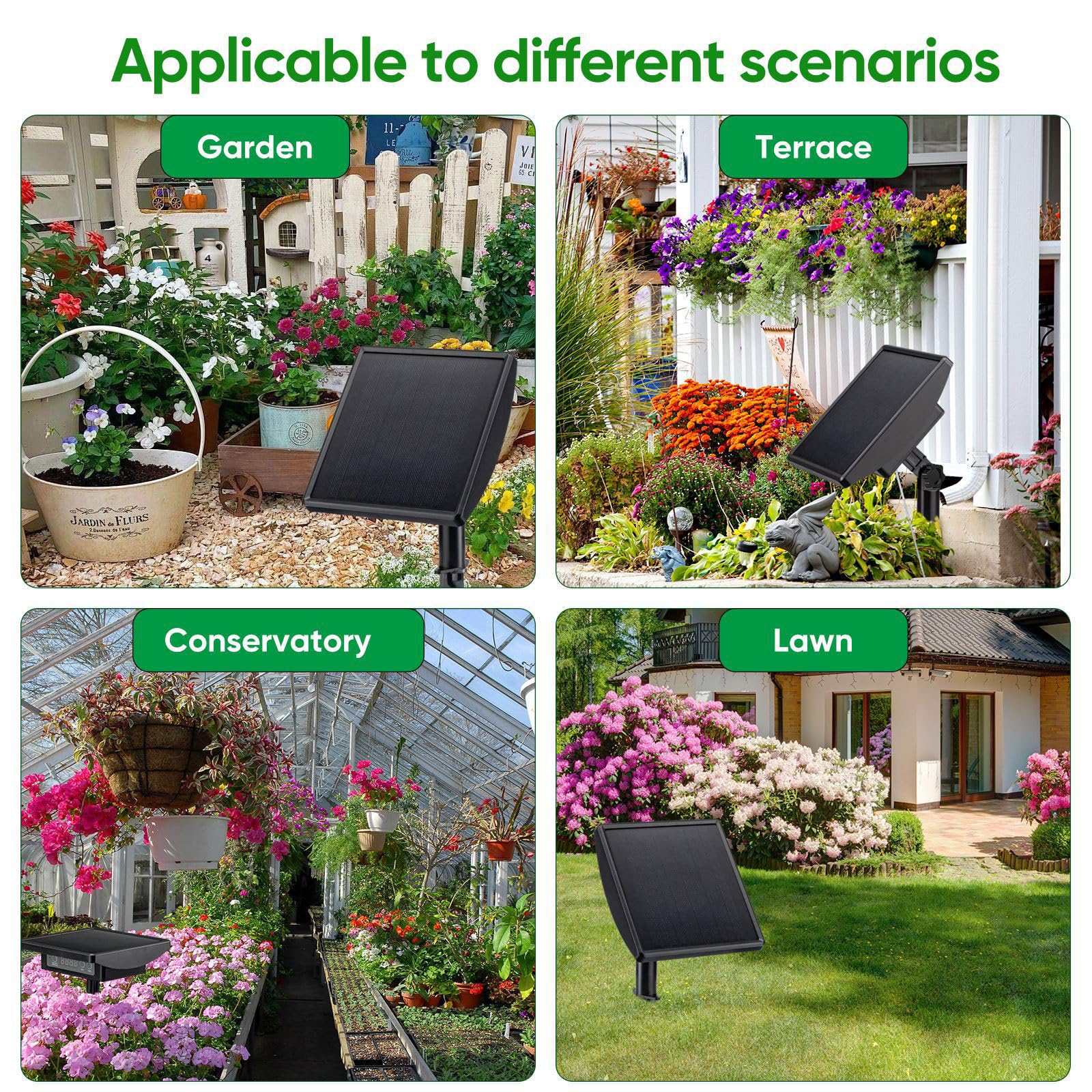Automatische Gartenbewässerungssysteme für Gewächshäuser