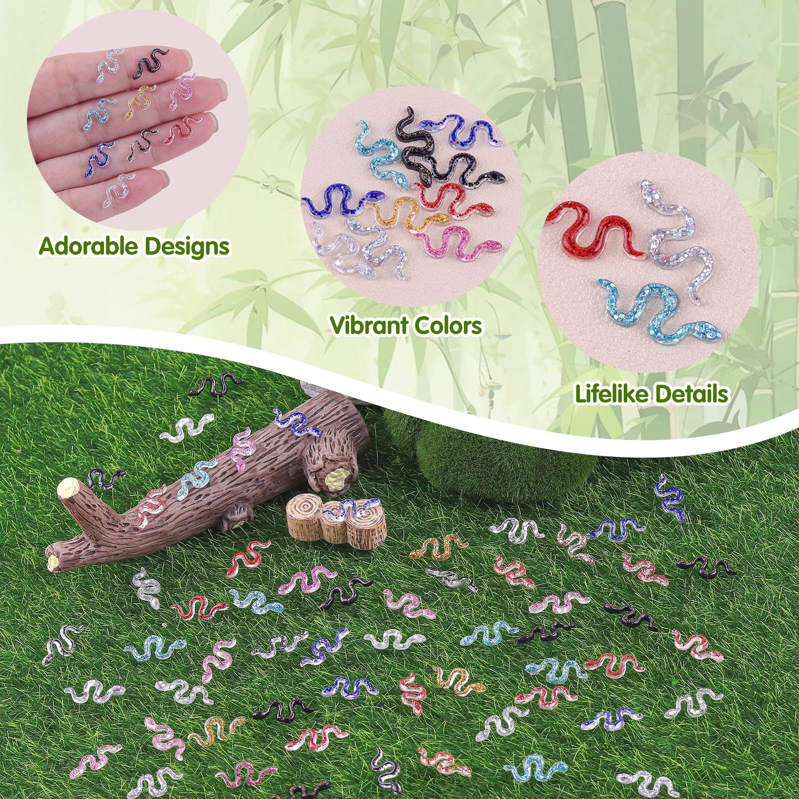 200pcs Mini Resin Animals Variety Pack - Image 4