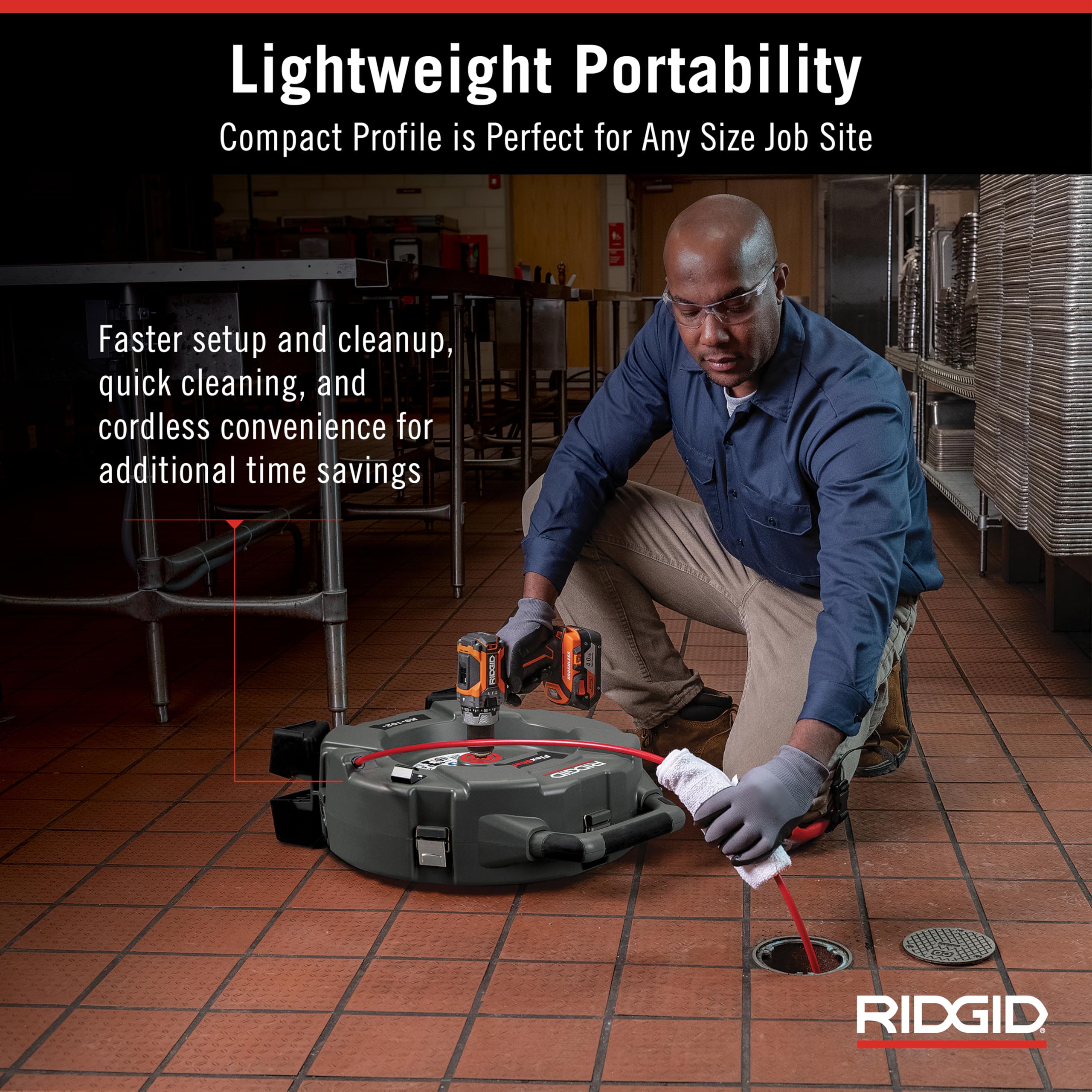Amazon | RIDGID フレックスシャフトK9－102＋ 76193