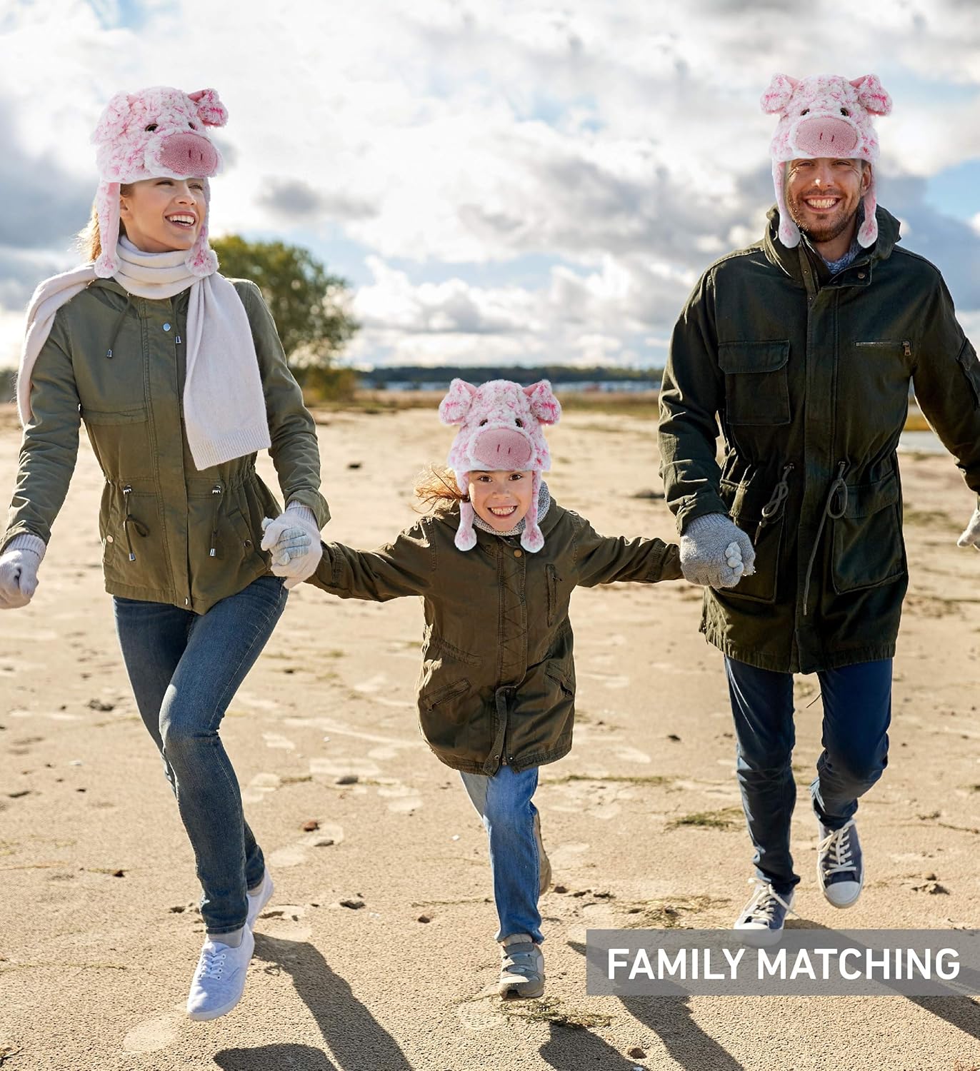 DolliBu Plush Hat – Soft Fleece Beanie with Ear Flaps, Warm Winter Hat for Kids, Teens & Adults – Funny Costume, One Size - Image 5