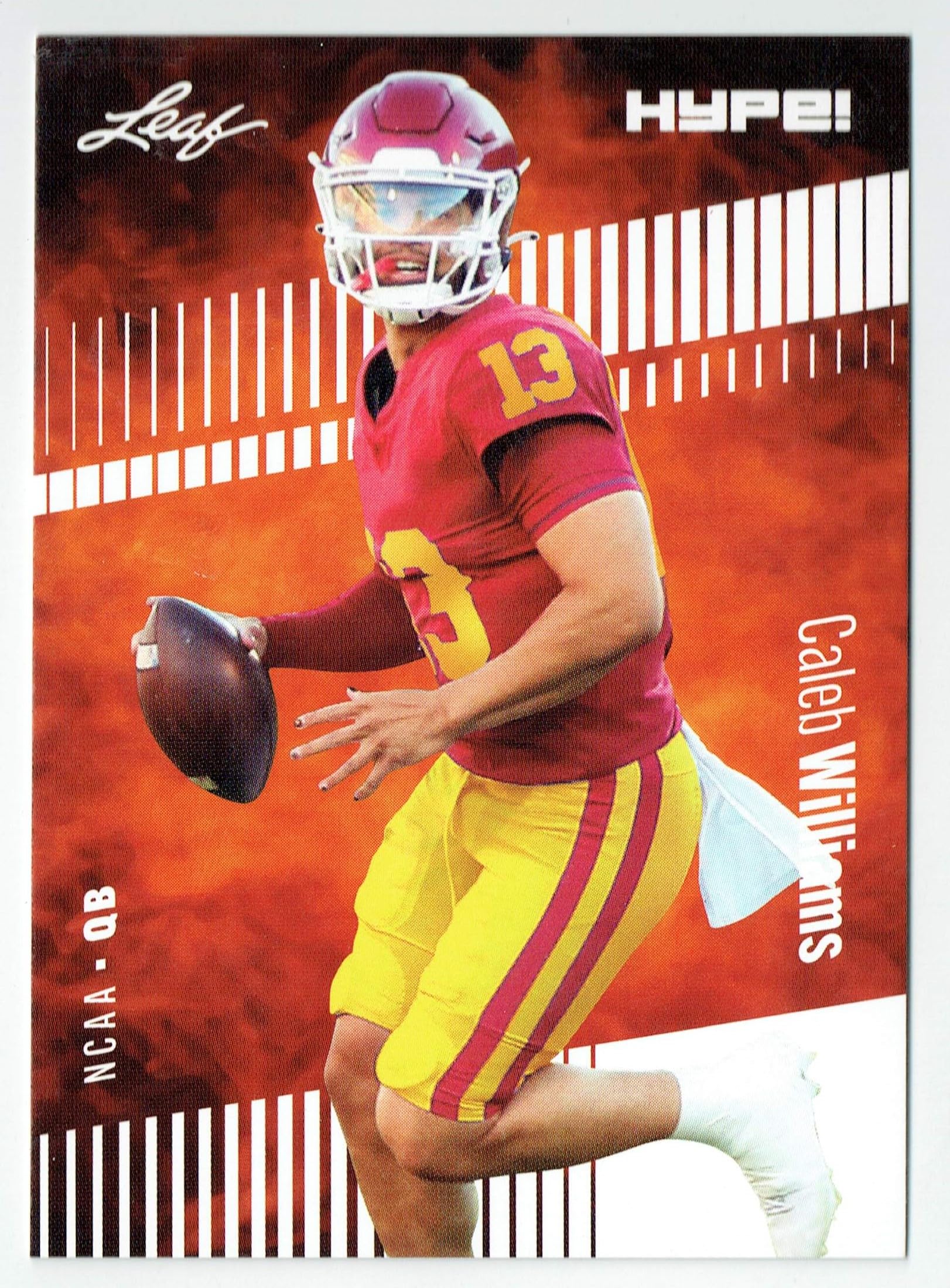 Mint Caleb Williams 2022 Leaf HYPE! #96A Just 5000 Ever Made! USC Rookie Card