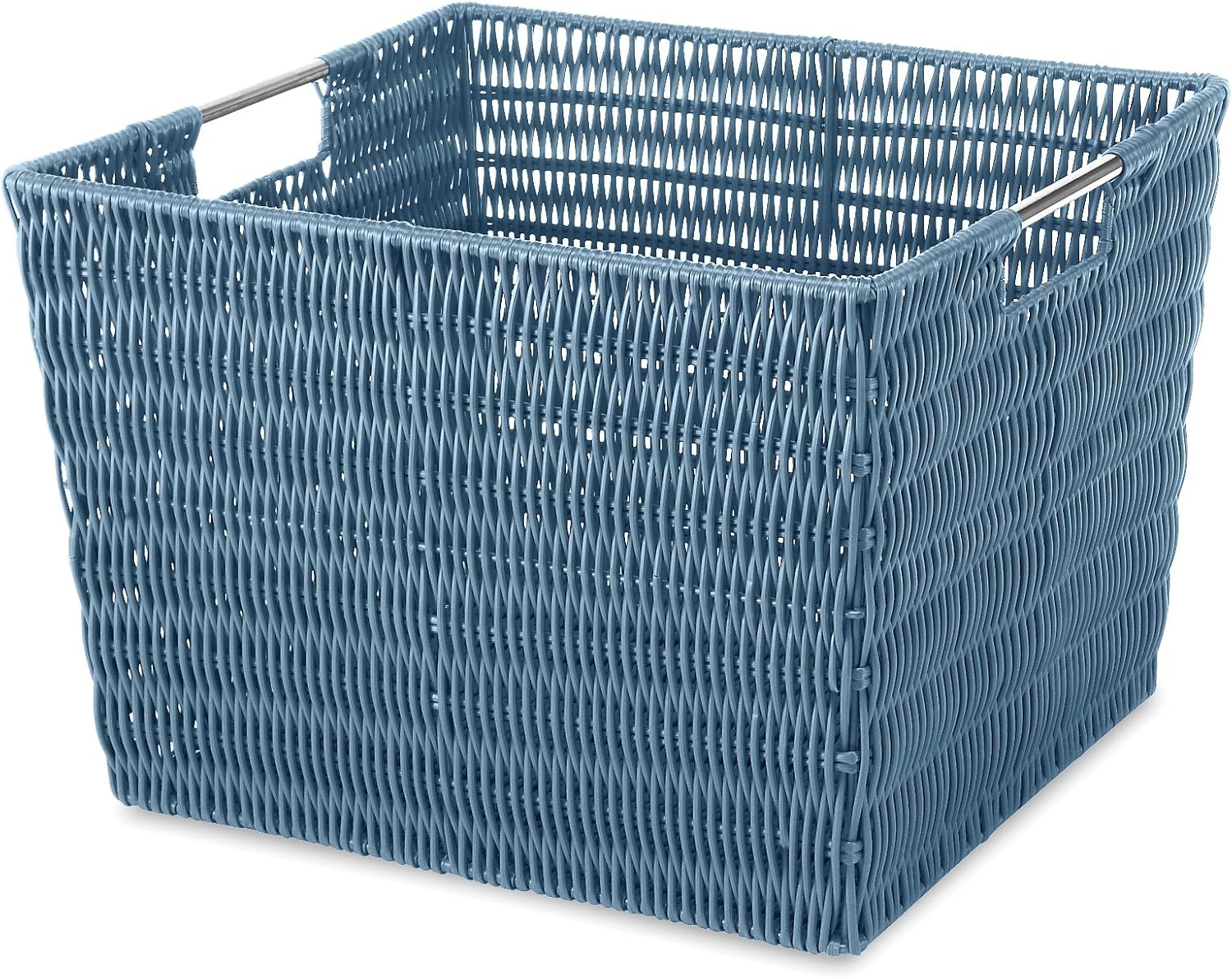 Whitmor Woven Strap Storage Baskets S/3-Gray (Pack of 2)