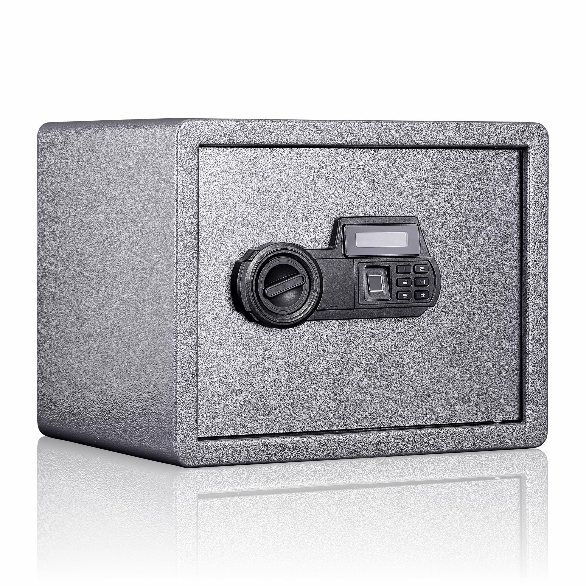 LAPO Digital Safe Locker Box for Home, Safety Locker with LCD Display Electronic Keypad, Fingerprint & Keys, Tijori for Box Office, Bedroom, 2 Year Warranty (Alloy Steel, 38 Liter, Weight-10 Kg, Grey)-image-45