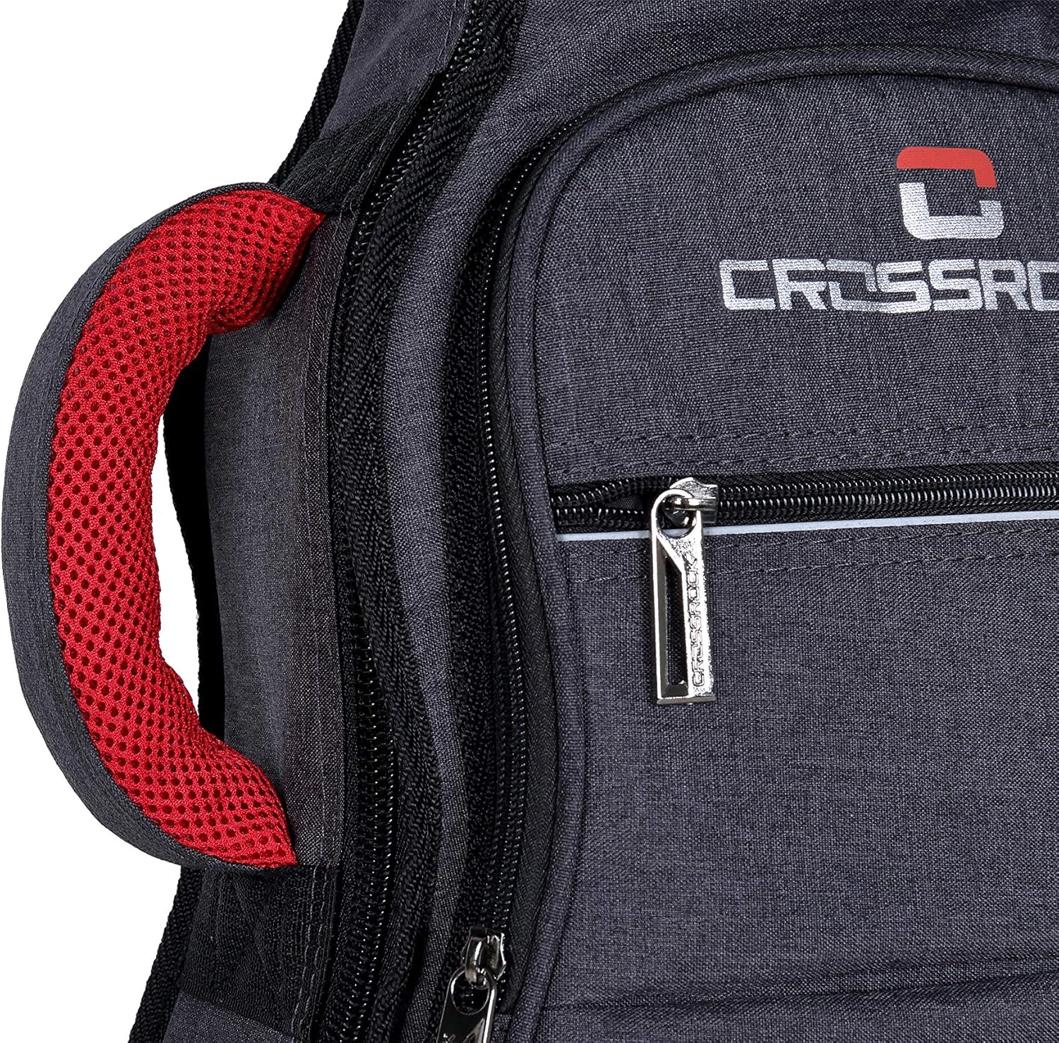 Crossrock Concert Ukulele Bag with 10mm Padded Backpack Straps in Dark Grey (CRSG107CUDG)