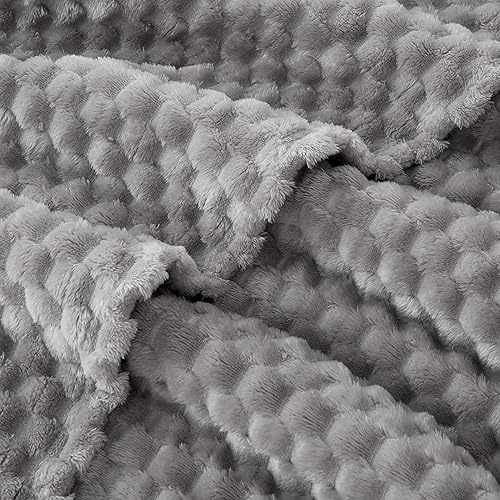 Miniatura 6 de EXQ Home  Manta de vellón de jacquard, tamaño queen, decorativa, diseño de caparazón de tortuga 3D, suave y ligera, para sofá o cama, para todas las