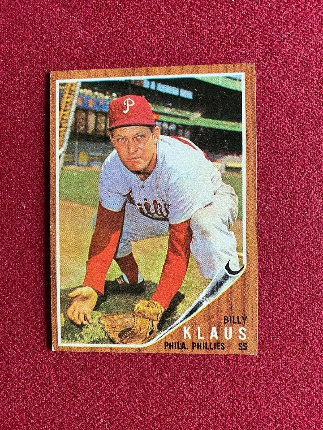 1962, Billy Klaus, # 571, Topps "High Number" Baseball Card (Scarce/Vintage) - Slabbed Baseball Cards