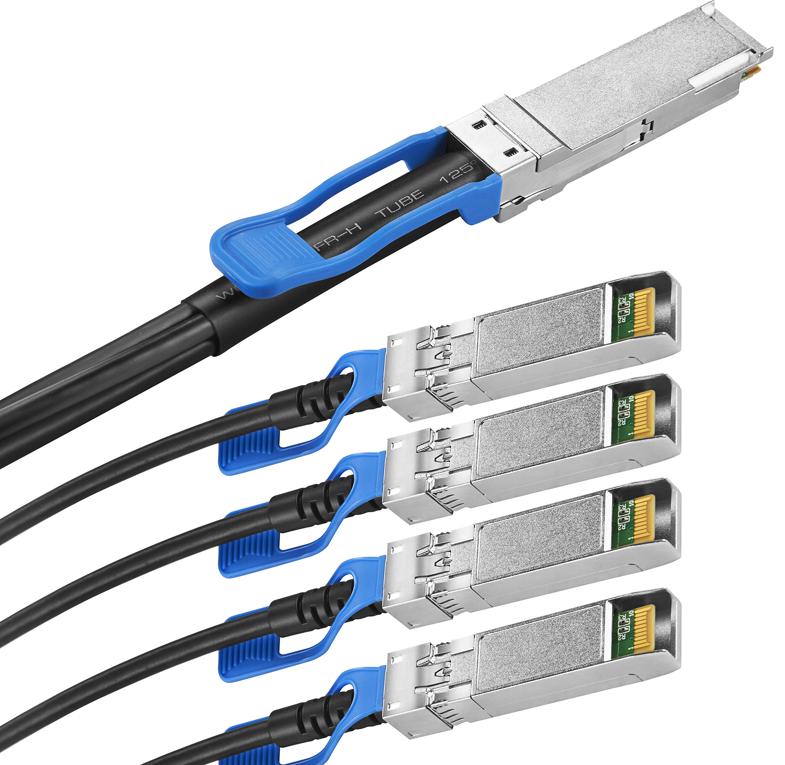 Amazon.co.jp: 100G QSFP28 ブレークアウトDACケーブル | QSFP28 - 25G