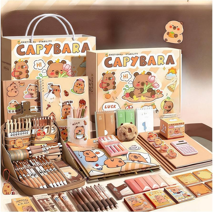 Amazon.co.jp: カピバラ 商品 カピかな 文房具セット 誕生日