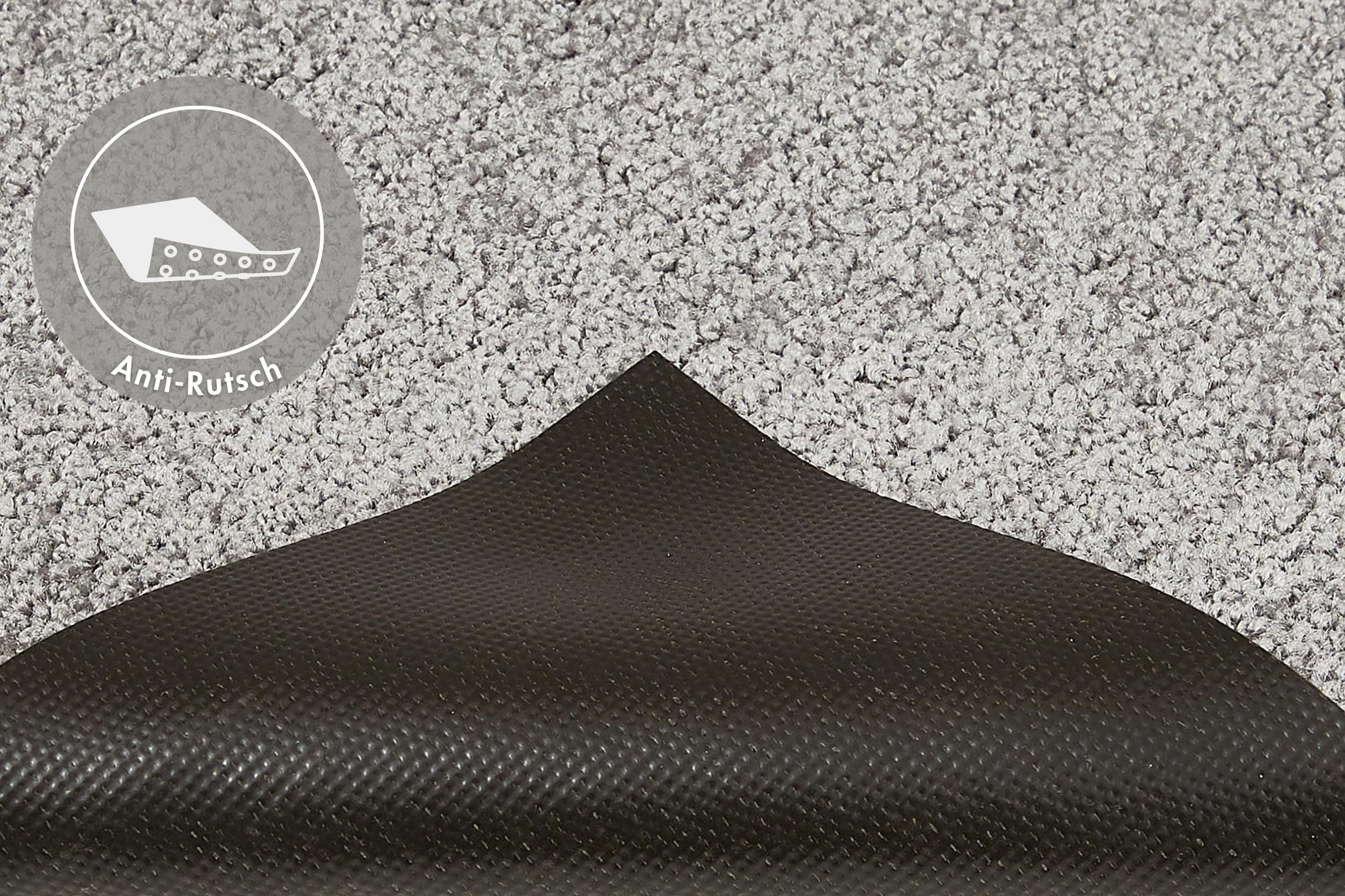 Andiamo zerbino Elektra - zerbino antisporco per l'ingresso di casa - ideale come zerbino per interni o come zerbino per esterni coperti - zerbino per porta d'ingresso 90 x 150 cm argento