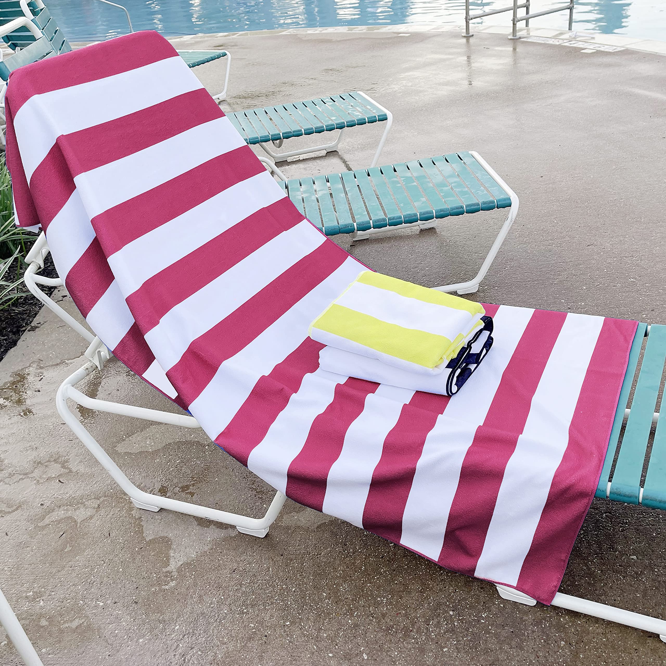 Amazon.com: allgala Oversize 40x70 Inch (1x1.8M) Cabana Stripe