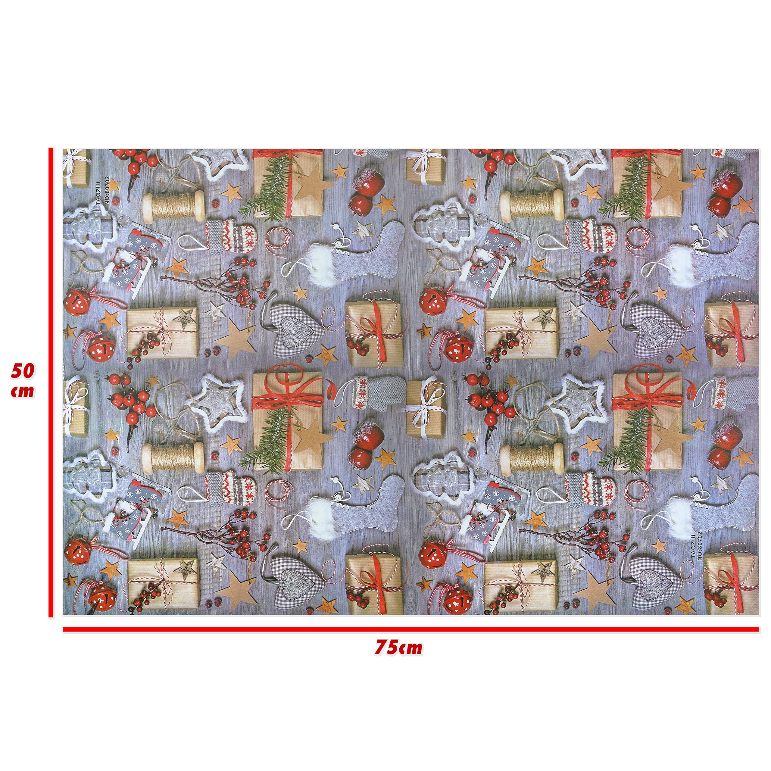 By Robelli 10 Sheets Wrapping Paper, 75 x 50cm - Image 3