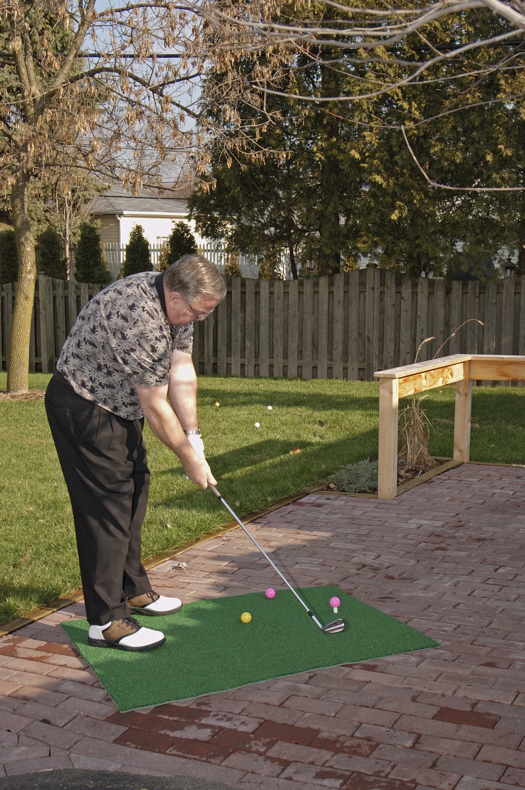 Jef World of Golf Gifts and Gallery, Inc. 3 X 4-Feet Practice Mat (Green)