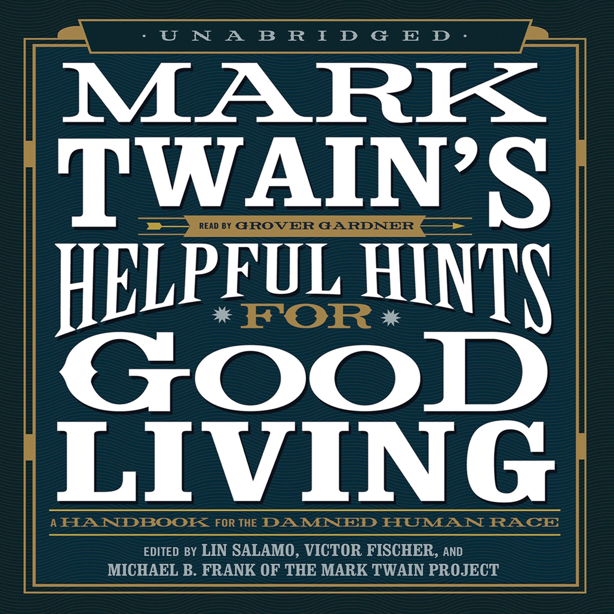 Cover art for Mark Twain's Helpful Hints for Good Living
