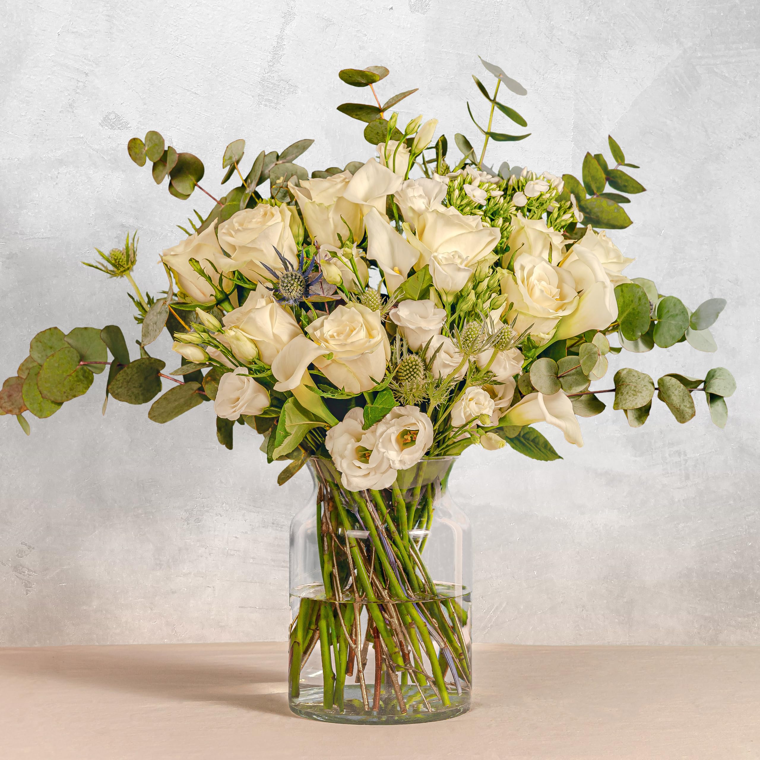Luxury Rome Bouquet - Fresh Flowers - Birthday, Anniversary, Get Well, Thank You, Occasion Flower - Cut Floral Arrangement for Gifts, Weddings, Sympathy, Mothers day