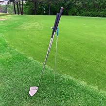 V-Shaped Golf Club Stand Keeps Your Clubs Clean, Dry & Visible, V-Stick Club Stand Made of Highly Durable Stainless Steel - Easy to Carry Golf Club Holder